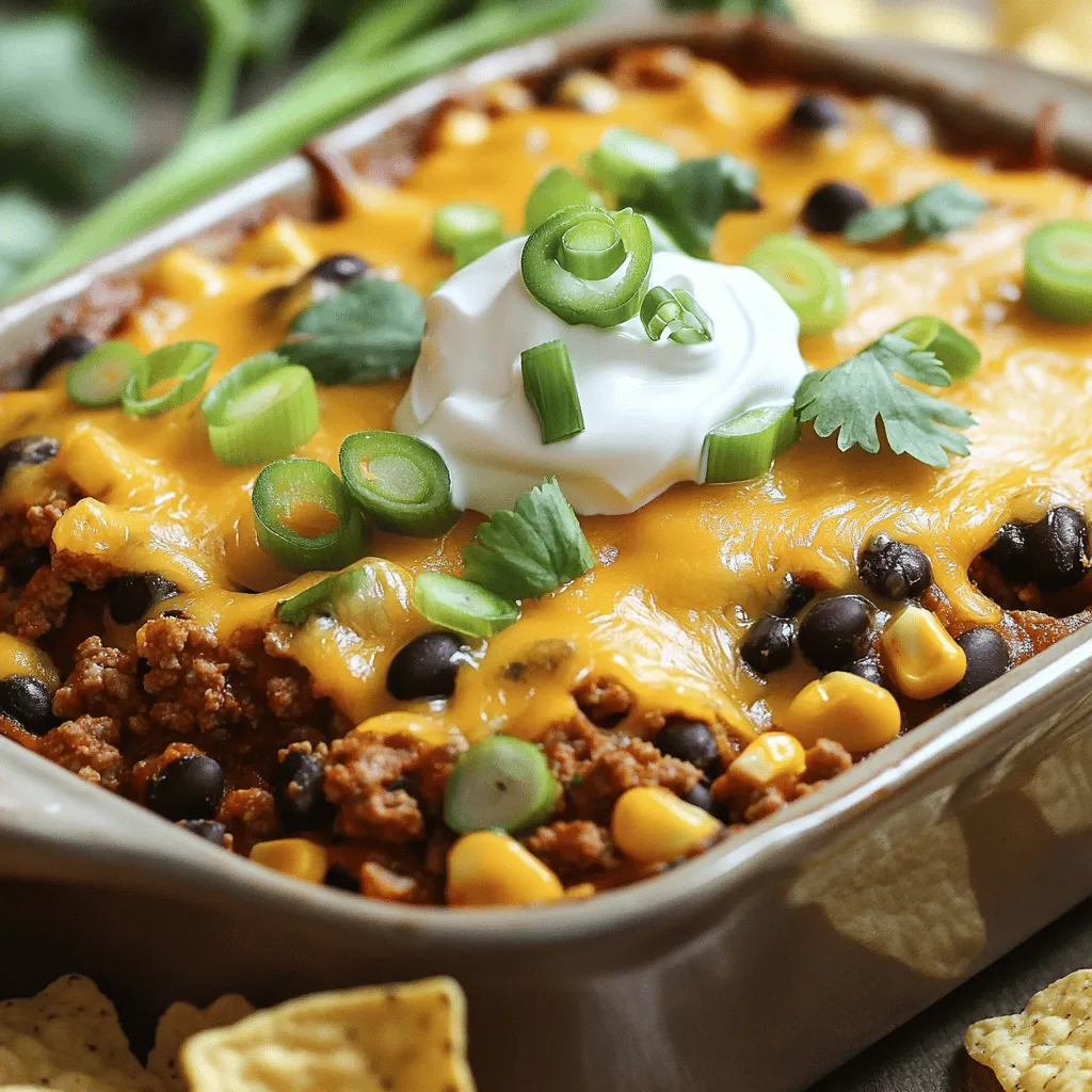 Super Easy Taco Casserole Simple One-Pan Delight