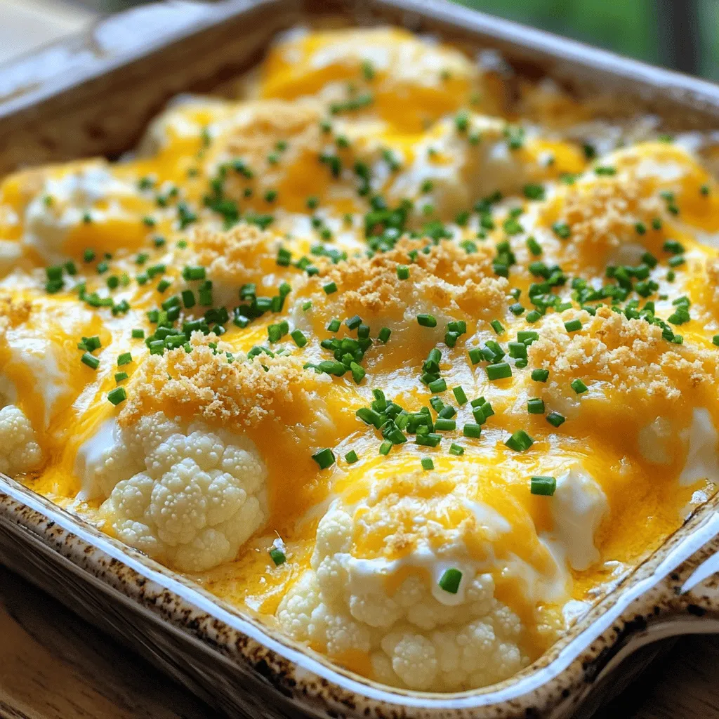 Cheesy Cauliflower Bake Creamy and Simple Recipe