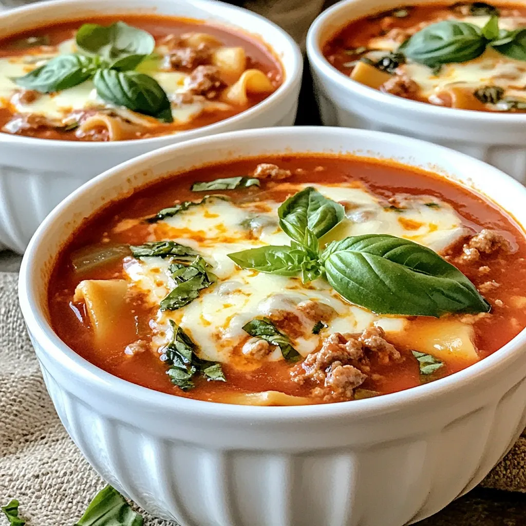Protein-Packed Lasagna Soup Comforting and Delicious Meal