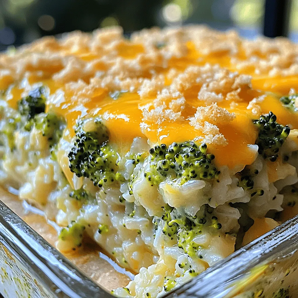 Cheesy Broccoli Rice Casserole Simple and Delightful Dish