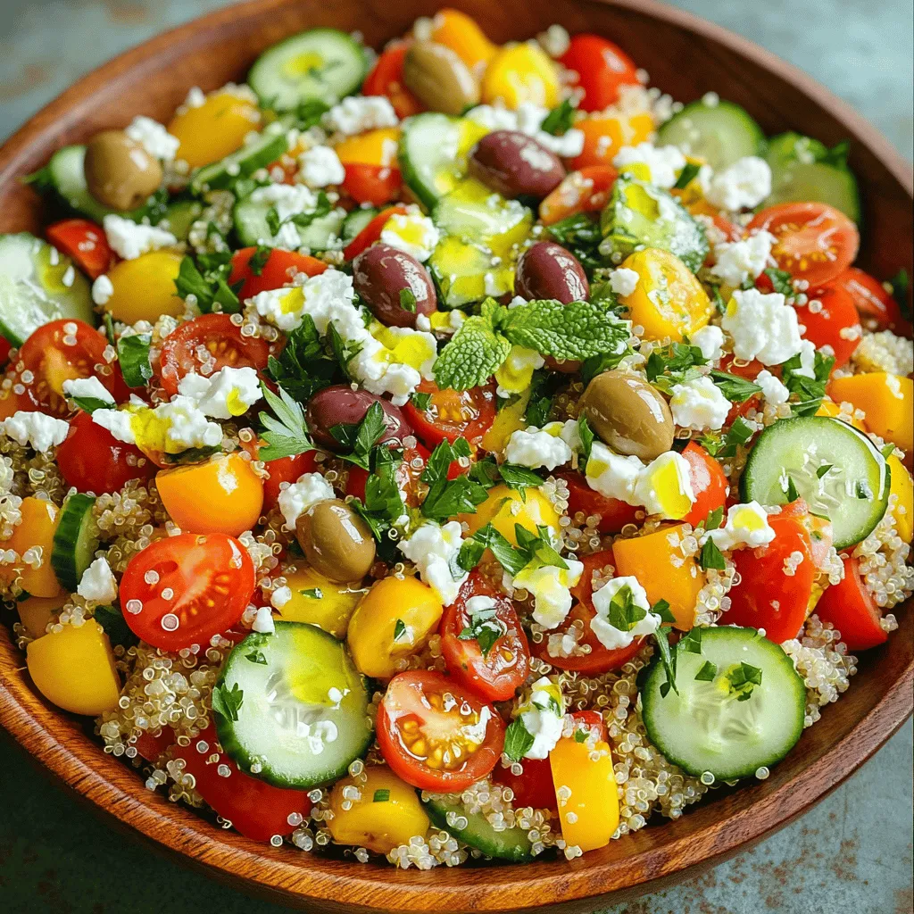 Mediterranean Quinoa Salad Fresh and Flavorful Recipe