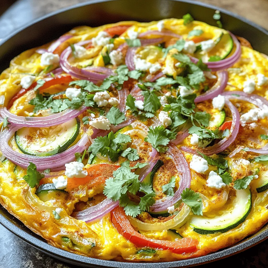 Moroccan Frittata Deliciously Packed with Flavor
