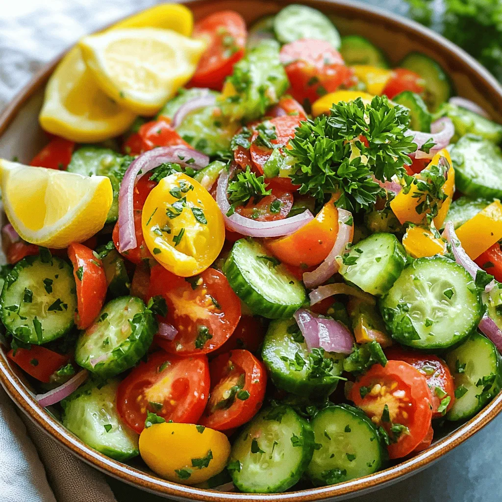 Easy Cucumber Tomato Onion Salad Fresh Flavor Boost