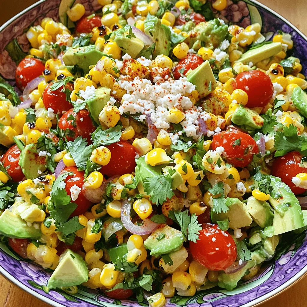 Mexican Street Corn Salad Fresh and Flavorful Delight