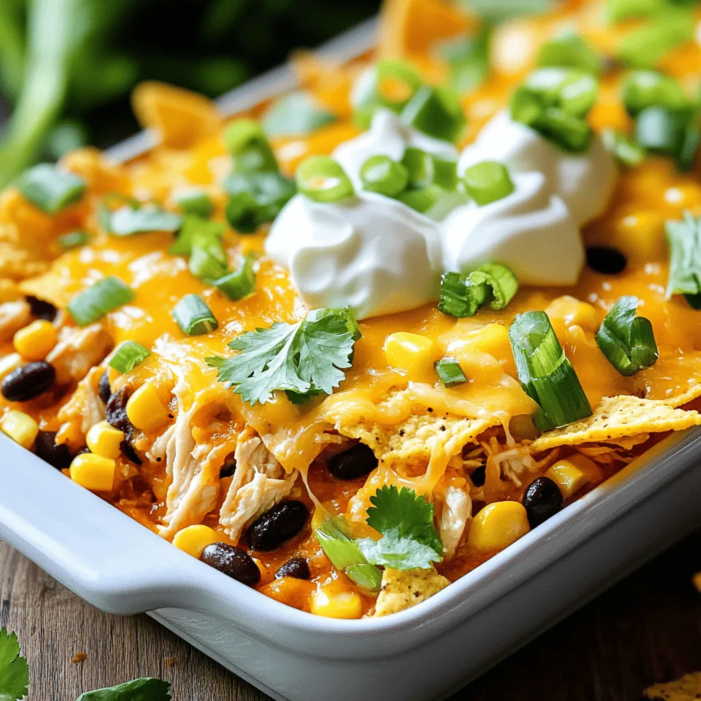 Chicken Taco Casserole Flavorful and Easy Recipe