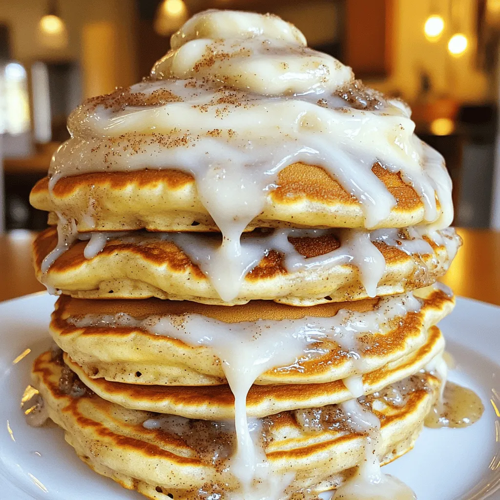 Cinnamon Roll Pancakes Irresistible Breakfast Delight