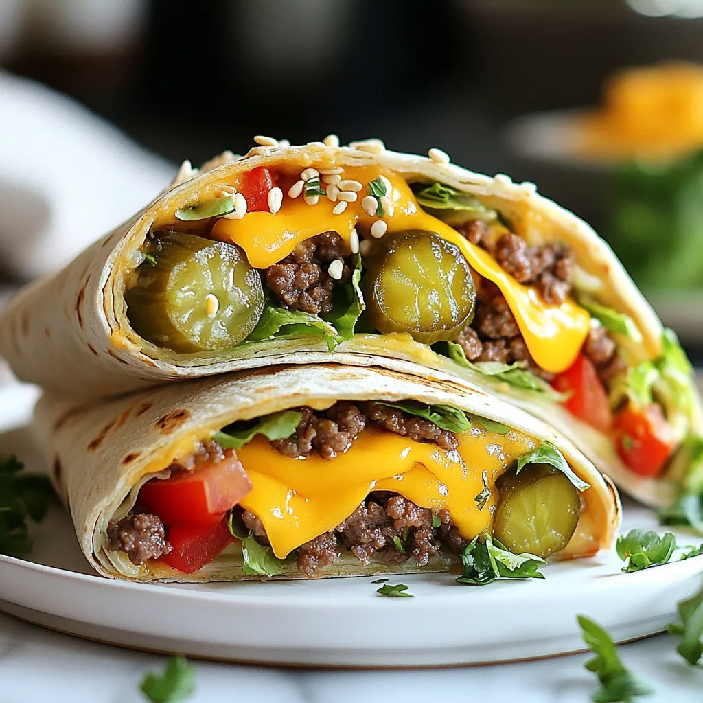 Big Mac Wraps Simple and Flavorful Home Recipe
