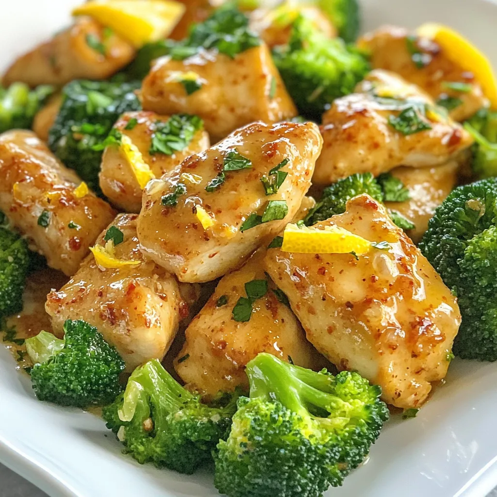 Garlic Butter Chicken Broccoli Tasty and Simple Meal