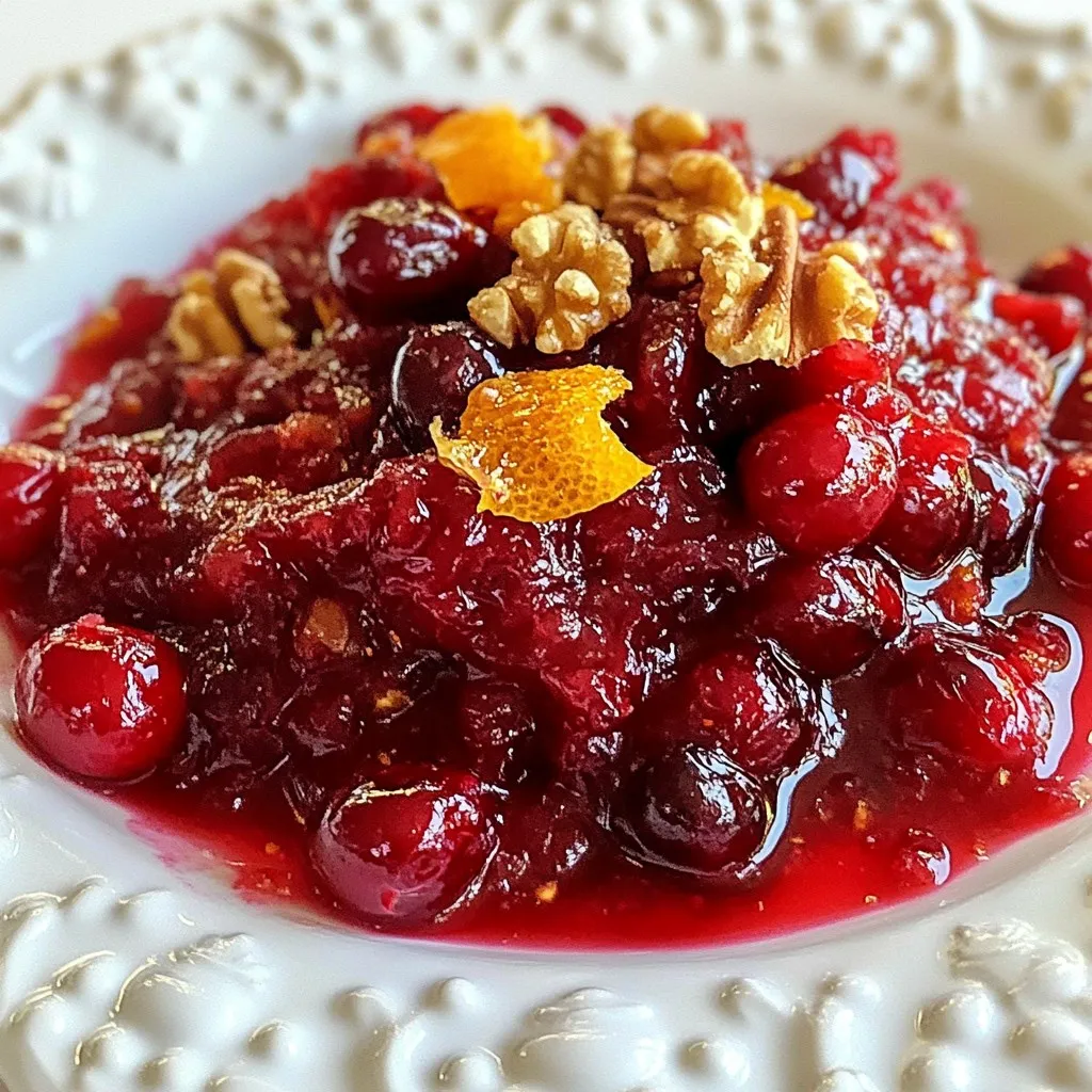 Old-Fashioned Cranberry Sauce Simple and Tasty Recipe