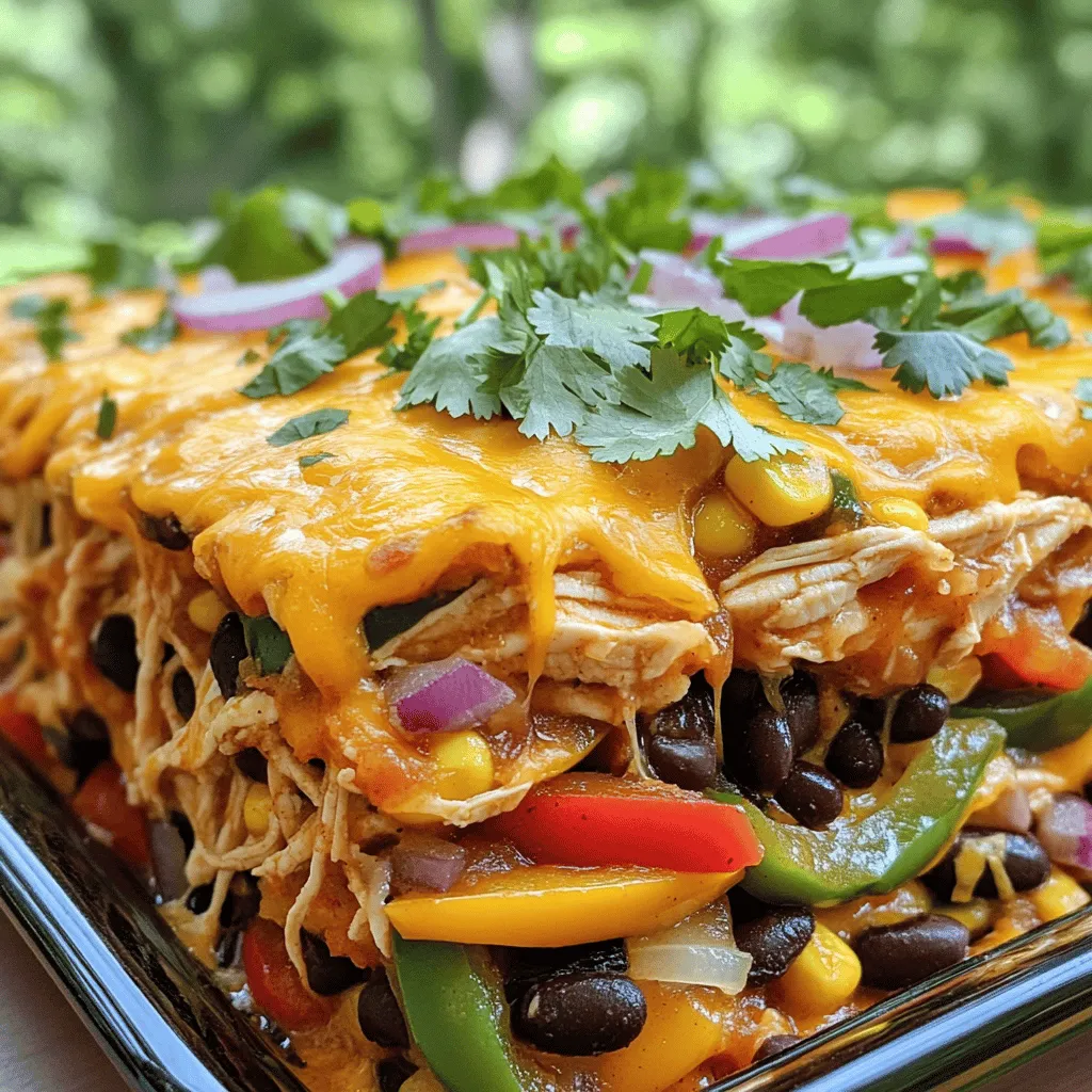 Chicken Fajita Casserole Flavorful and Easy Recipe