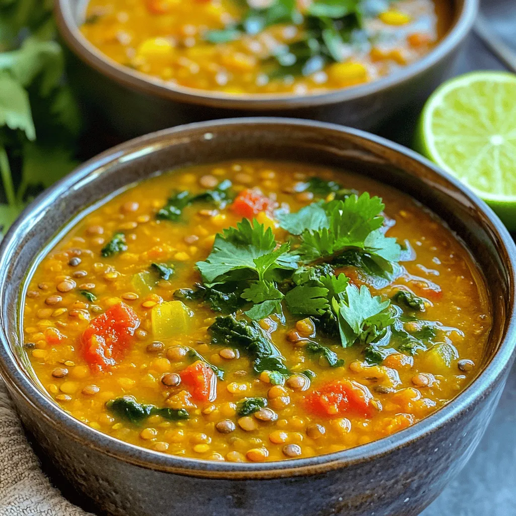 Spicy Lentil Soup Hearty and Flavorful Comfort Dish