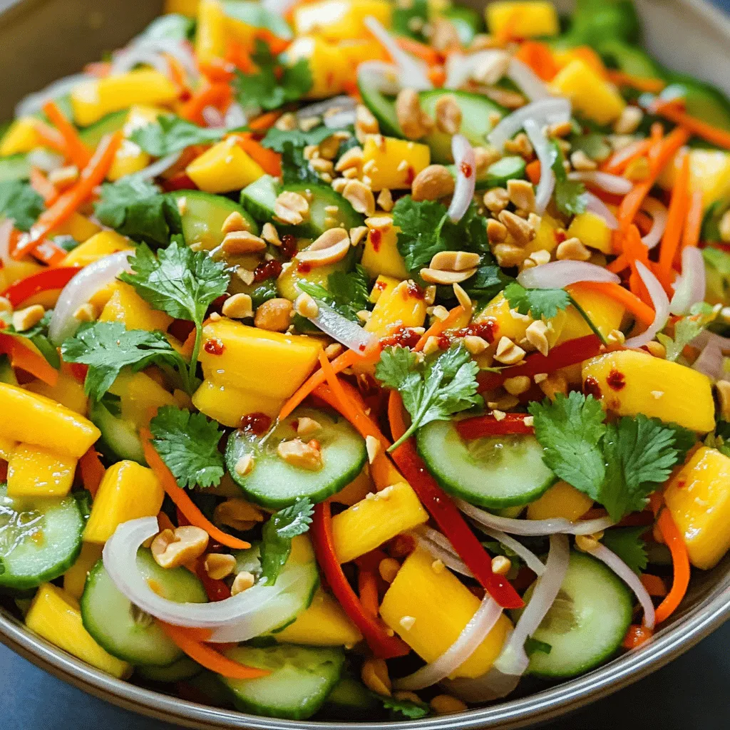Thai Mango Salad Flavorful and Fresh Delight
