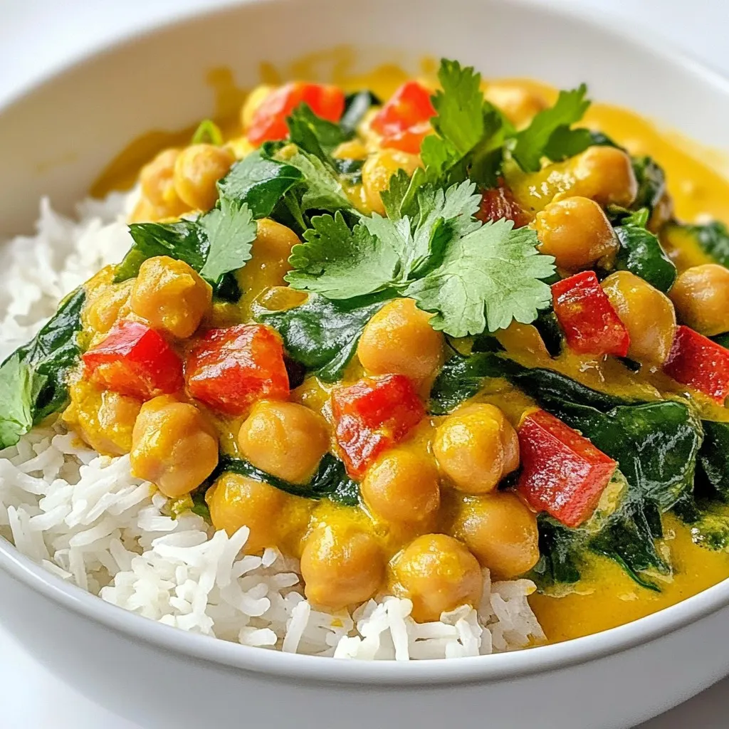 Chickpea Coconut Curry Flavorful and Nourishing Meal