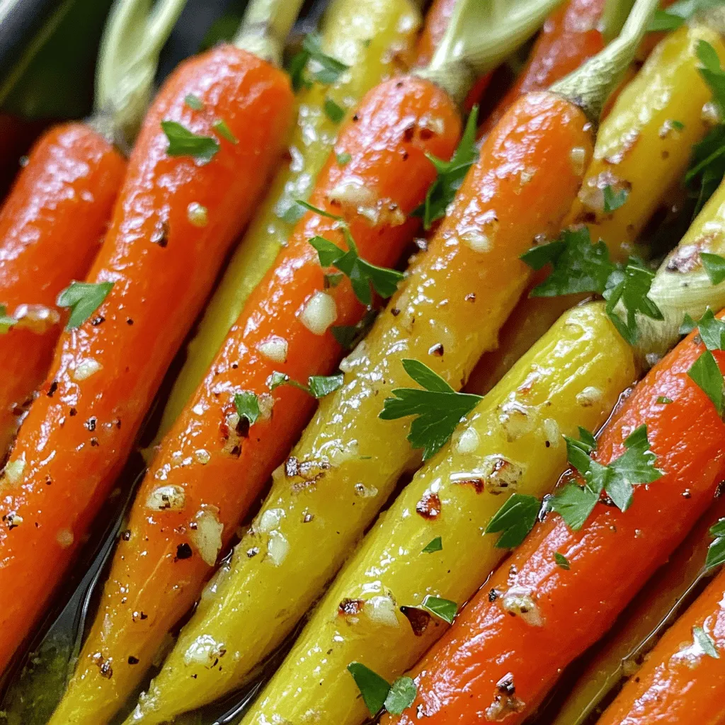 Garlic Herb Roasted Carrots Flavorful Side Dish Delight