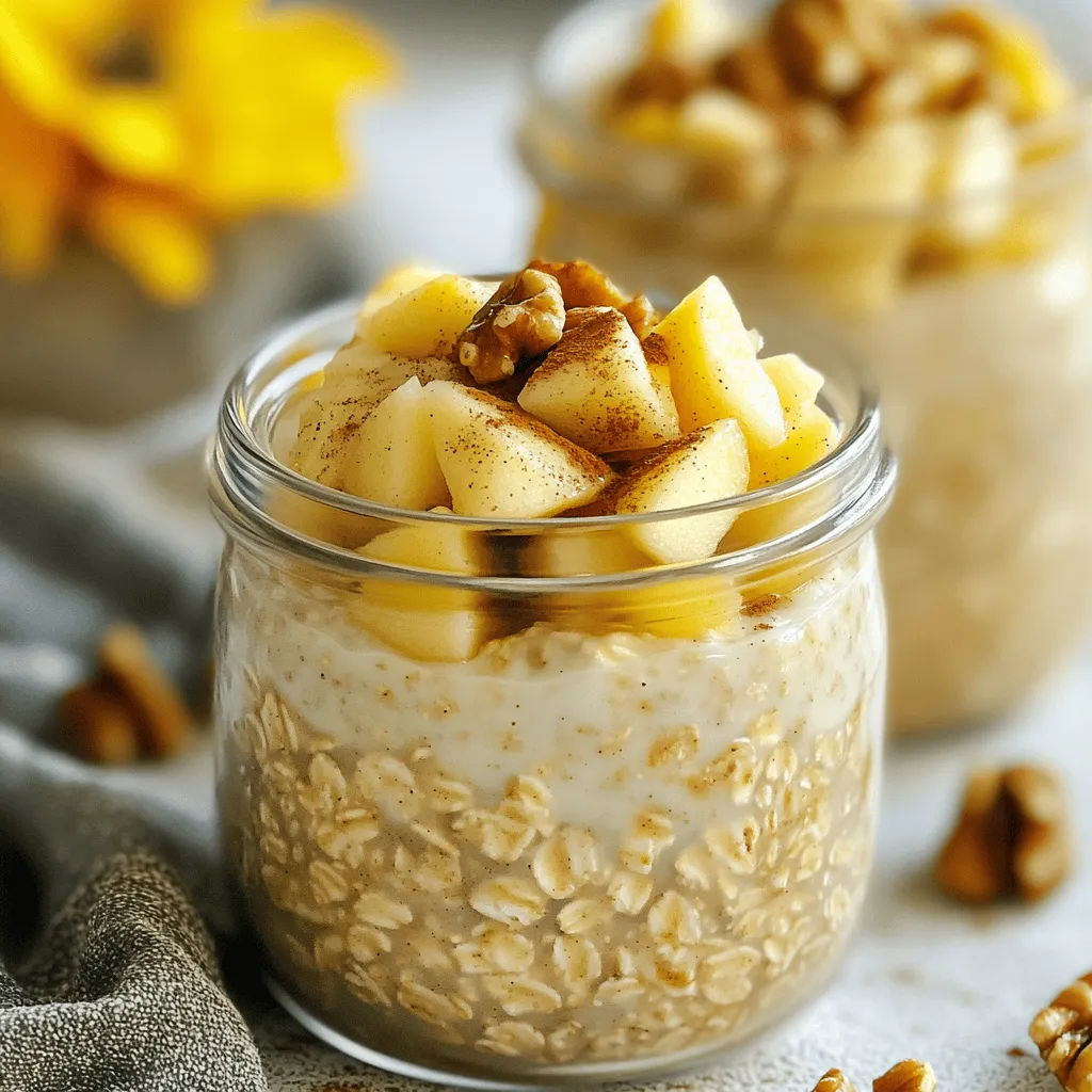 Apple Cinnamon Overnight Oats Simple and Nutritious