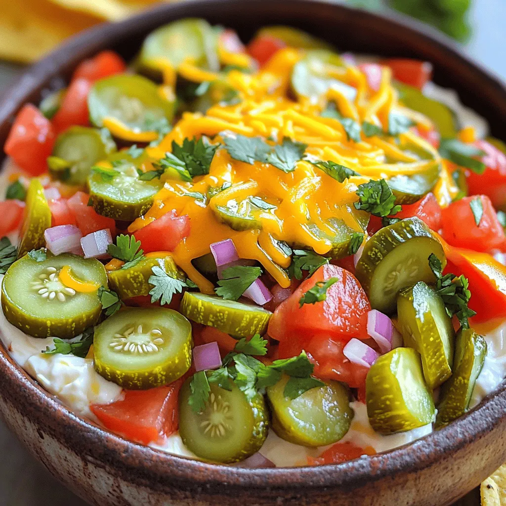 Pickle de Gallo Pico Dip Simple and Tasty Delight