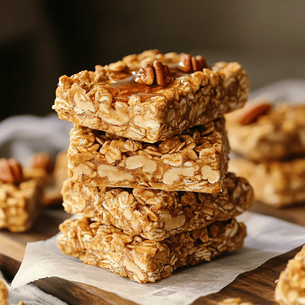 Maple Pecan Granola Bars Simple and Nutritious Snack