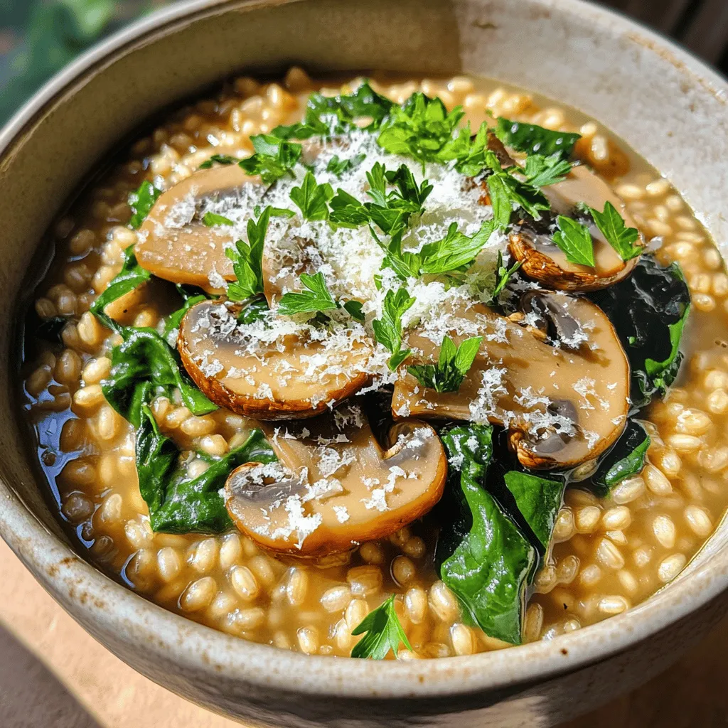 Savory Slow Cooker Pearl Barley Risotto Recipe