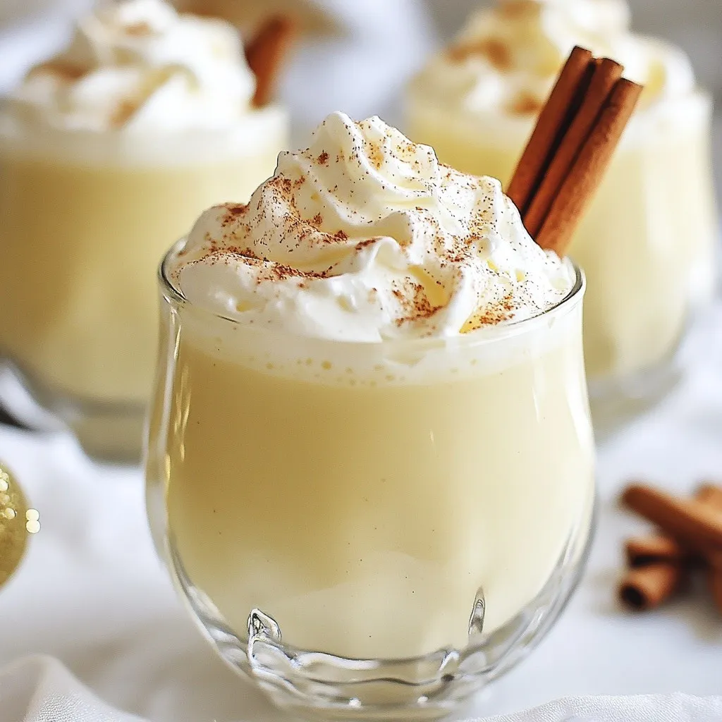 Amaretto Eggnog Cocktail Delightful Holiday Favorite