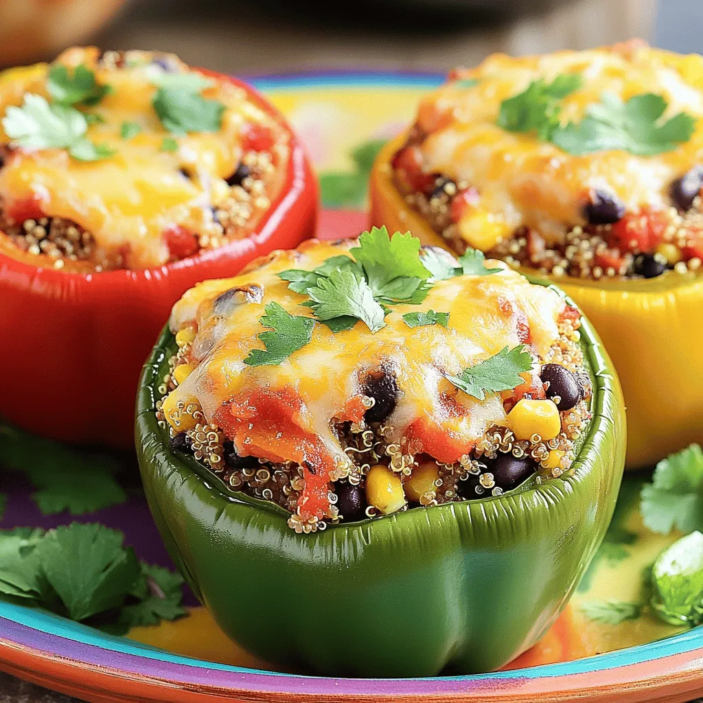 Stuffed Bell Peppers with Quinoa Delight Recipe