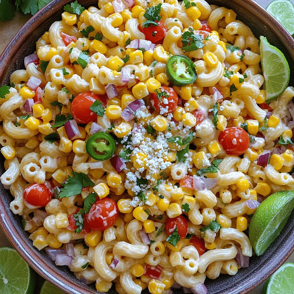 Mexican Street Corn Pasta Salad Flavorful Summer Dish