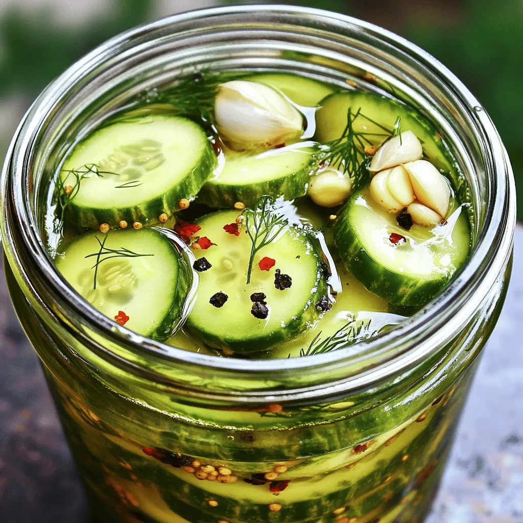 Quick Refrigerator Pickles Easy and Flavorful Recipe