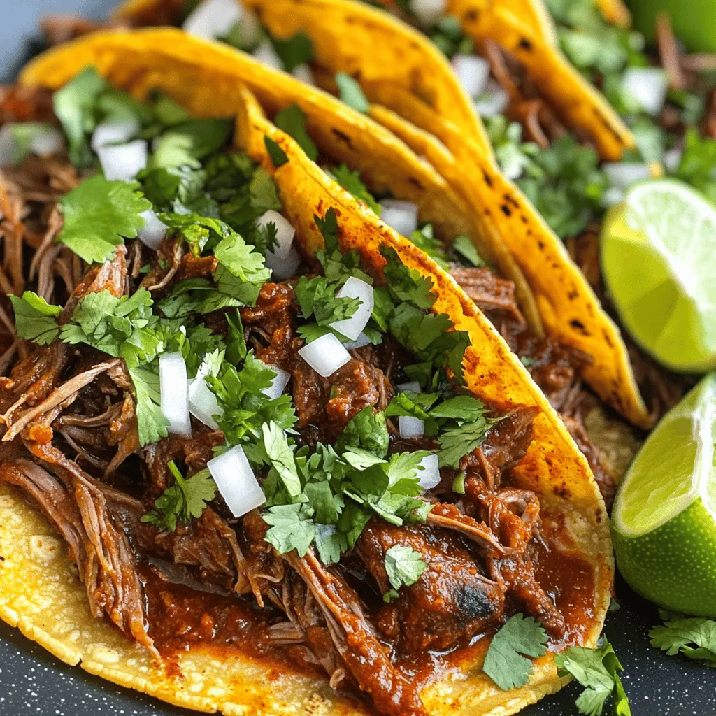 Slow Cooker Birria Tacos Flavorful and Savory Meal