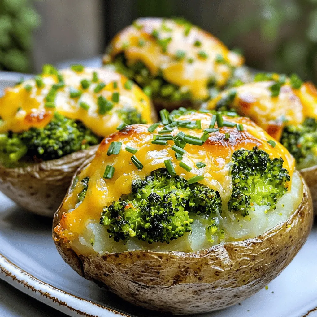 Broccoli Cheddar Stuffed Potatoes Tasty and Easy Meal