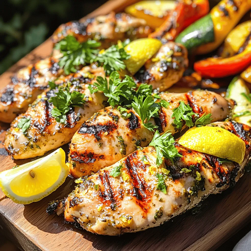 Lemon Herb Grilled Chicken Tasty Grilling Recipe