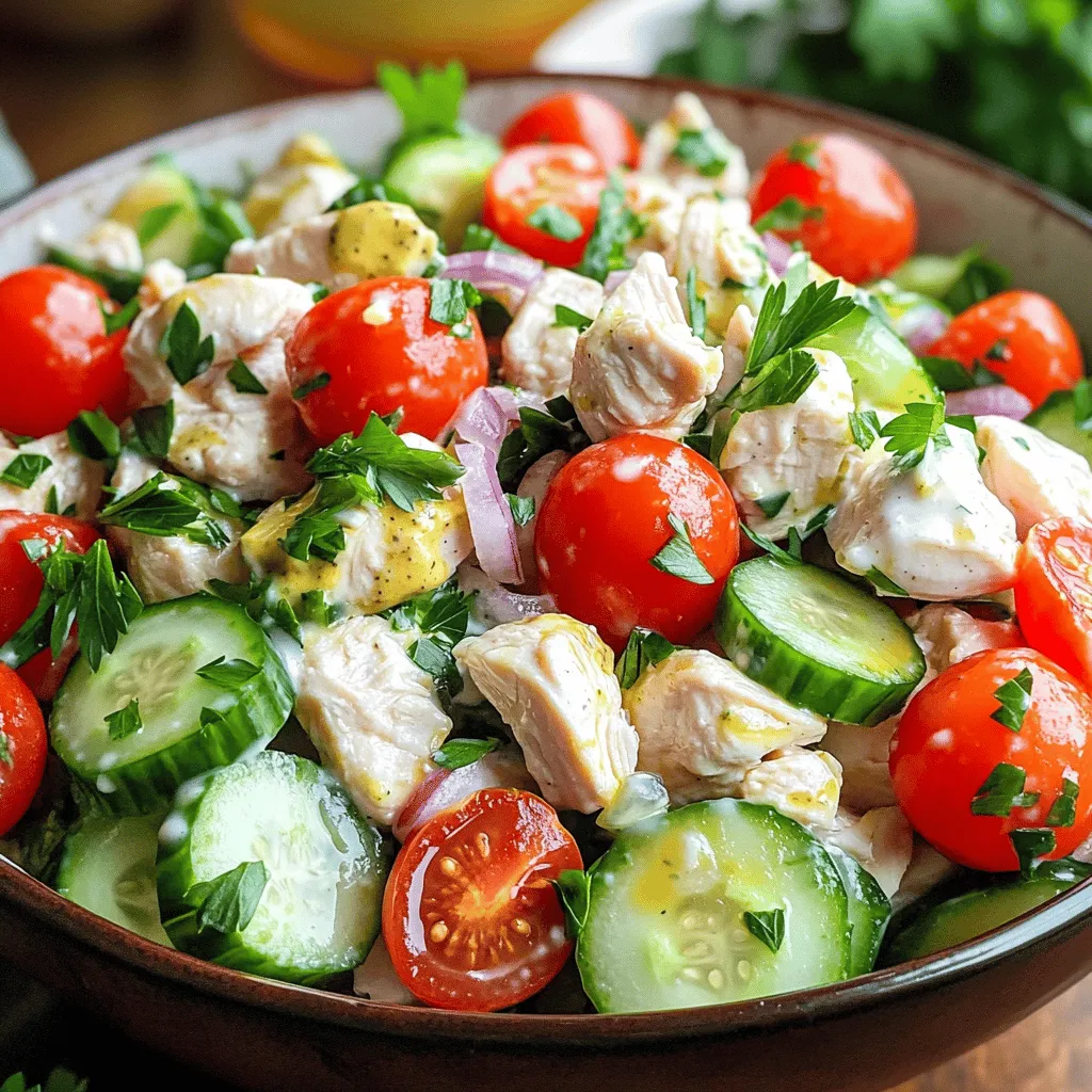 High Protein Chicken Salad Easy and Flavorful Meal