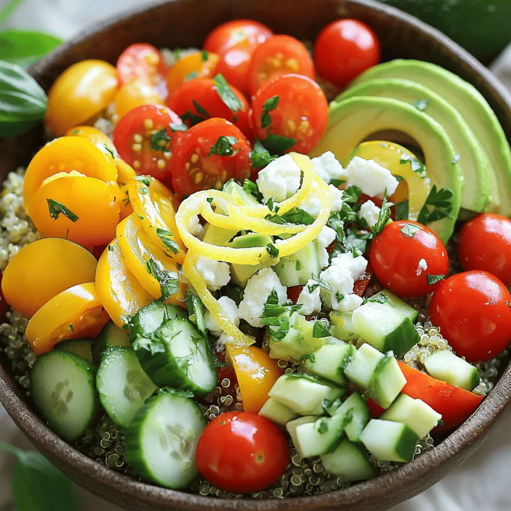 Easy Dinner Recipe for Zesty Lemon Herb Quinoa Bowl