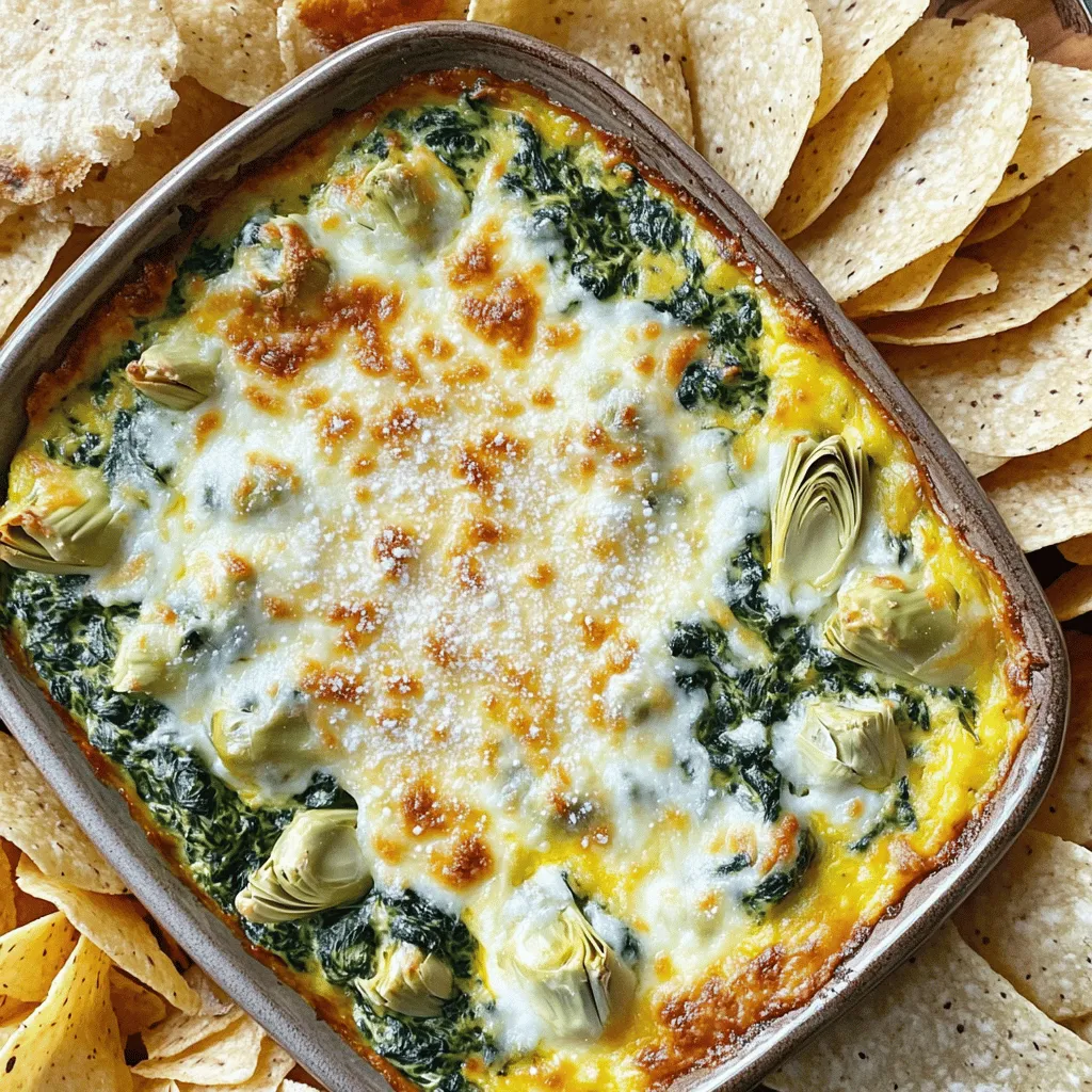 Creamy Spinach Artichoke Dip Tasty and Easy Recipe