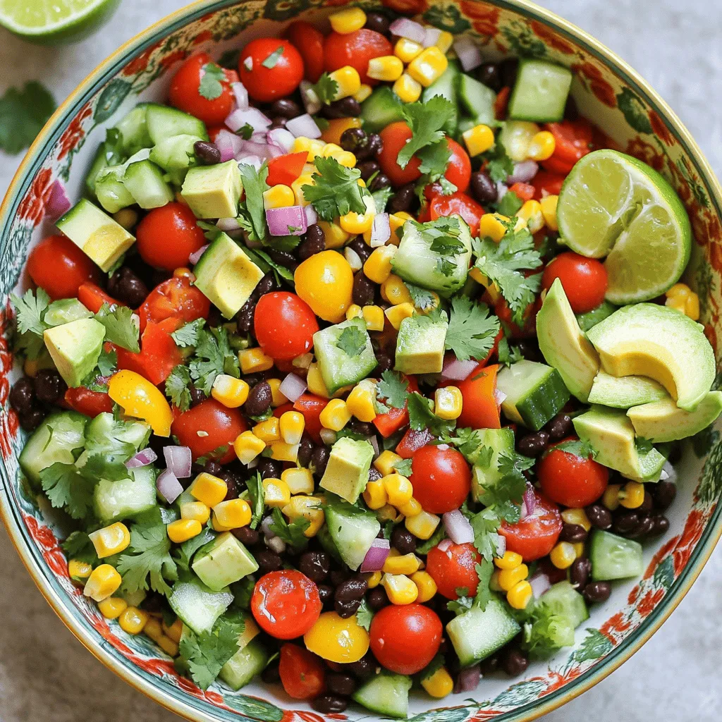 Mexican Chopped Salad Flavorful and Fresh Delight