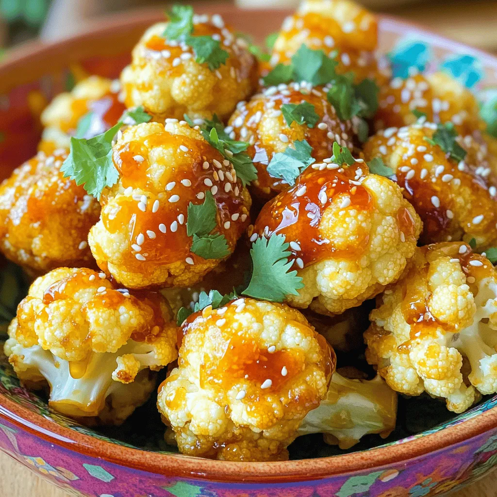 Sriracha Honey Cauliflower Bites Flavorful Snack Idea