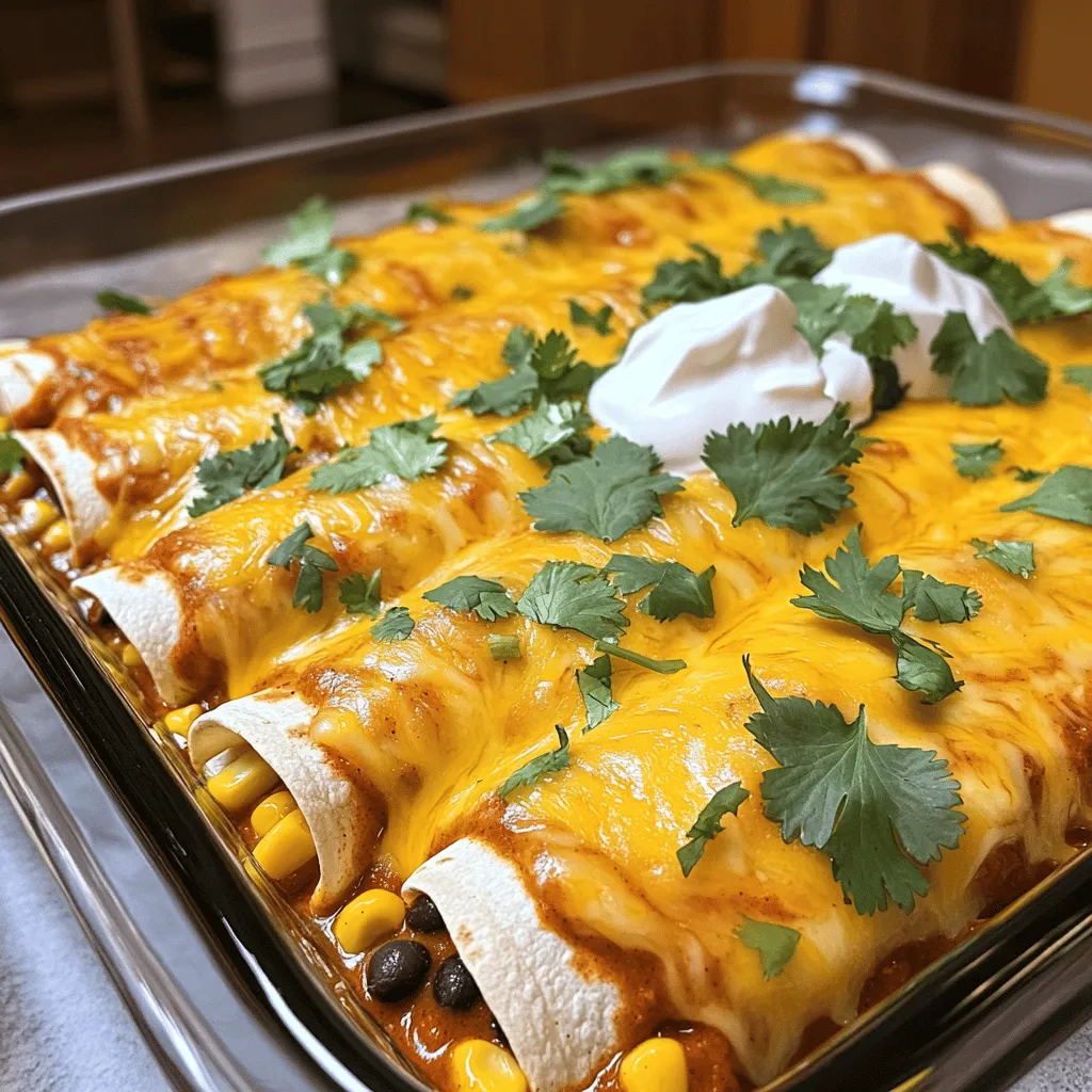 Easy Chicken Enchiladas Quick and Tasty Meal Idea