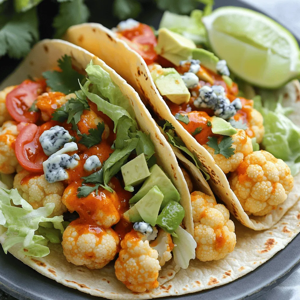 Buffalo Cauliflower Tacos Flavorful Plant-Based Dish