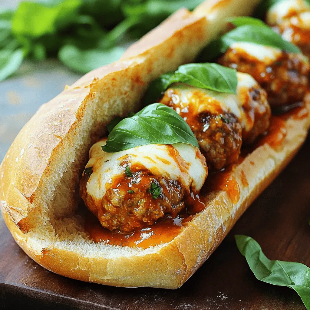 Sweet and Spicy Meatball Subs Tasty and Easy Recipe