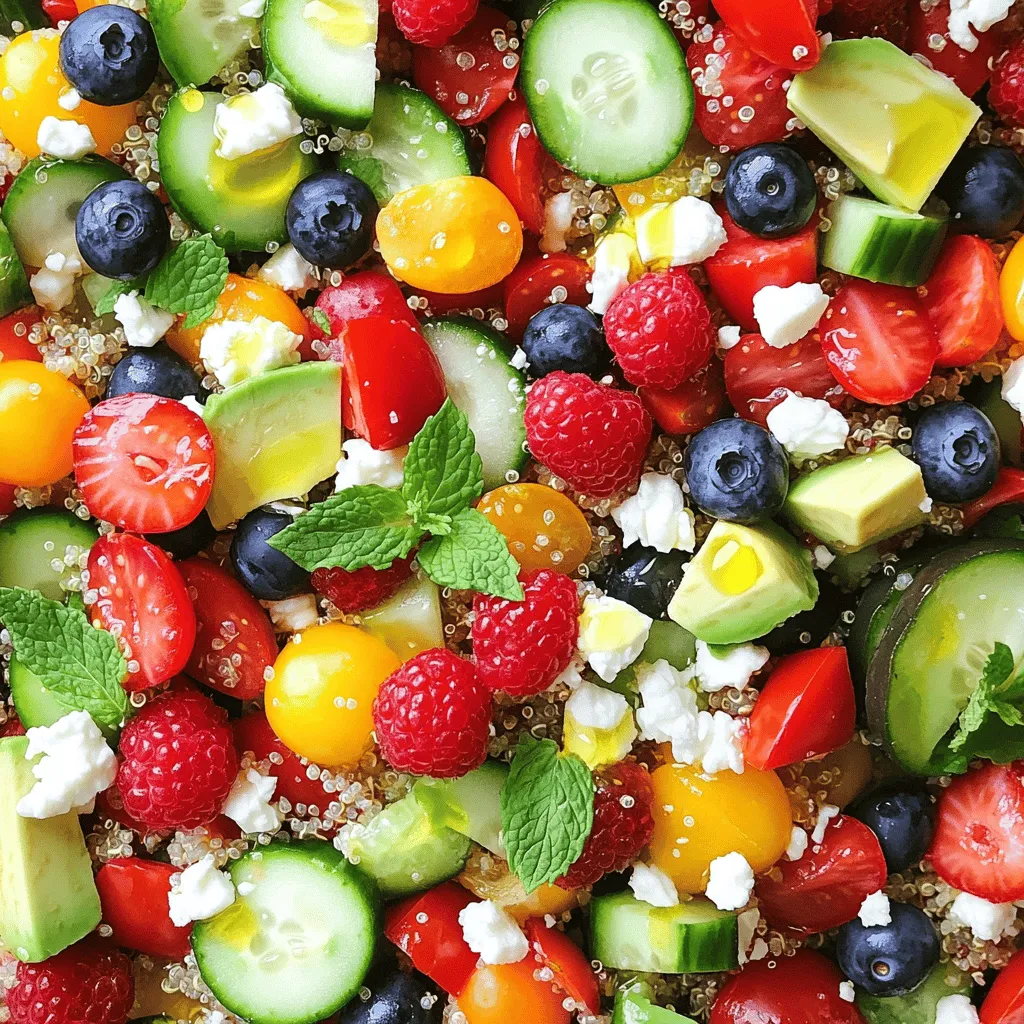 Healthy Summer Salad Bowls Fresh and Vibrant Delight