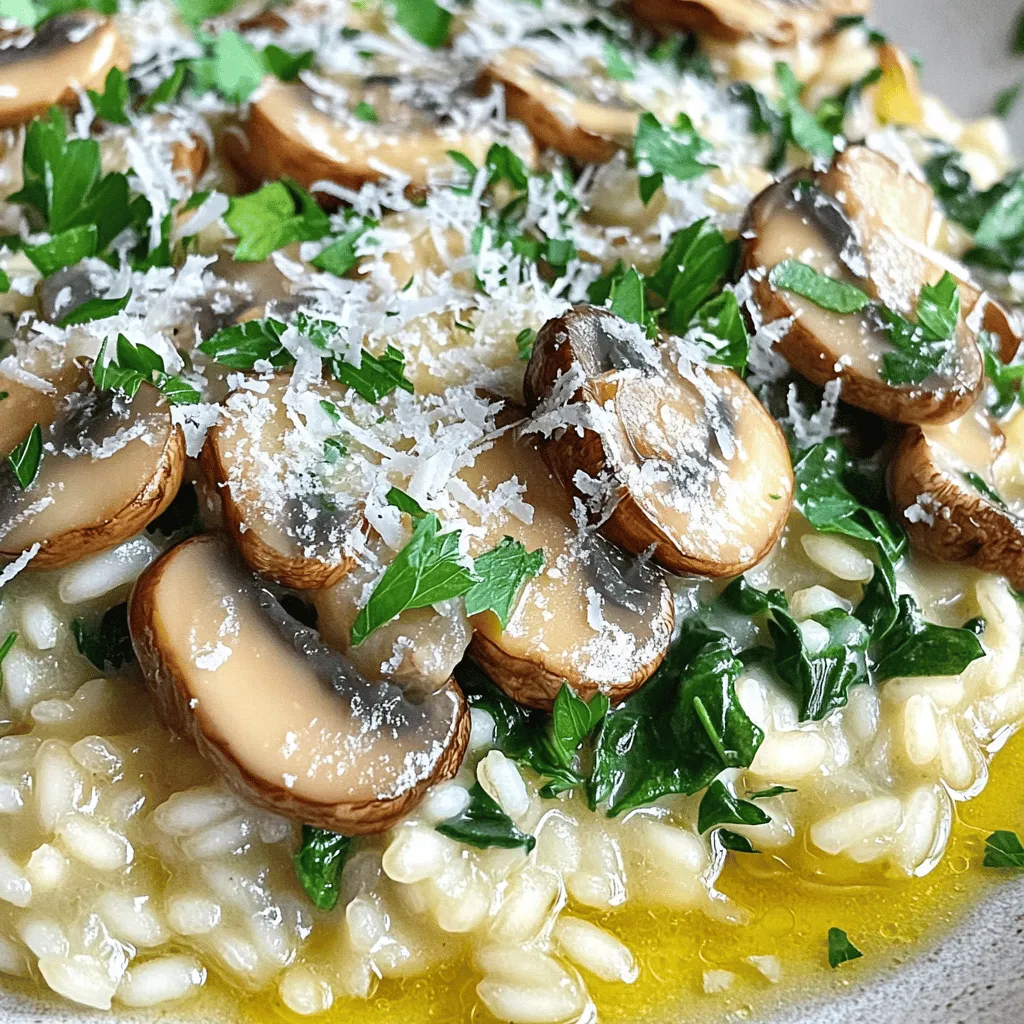 Mushroom Risotto Creamy and Flavorful Dish