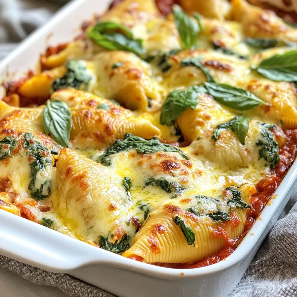 Spinach Ricotta Stuffed Shells Easy and Tasty Recipe