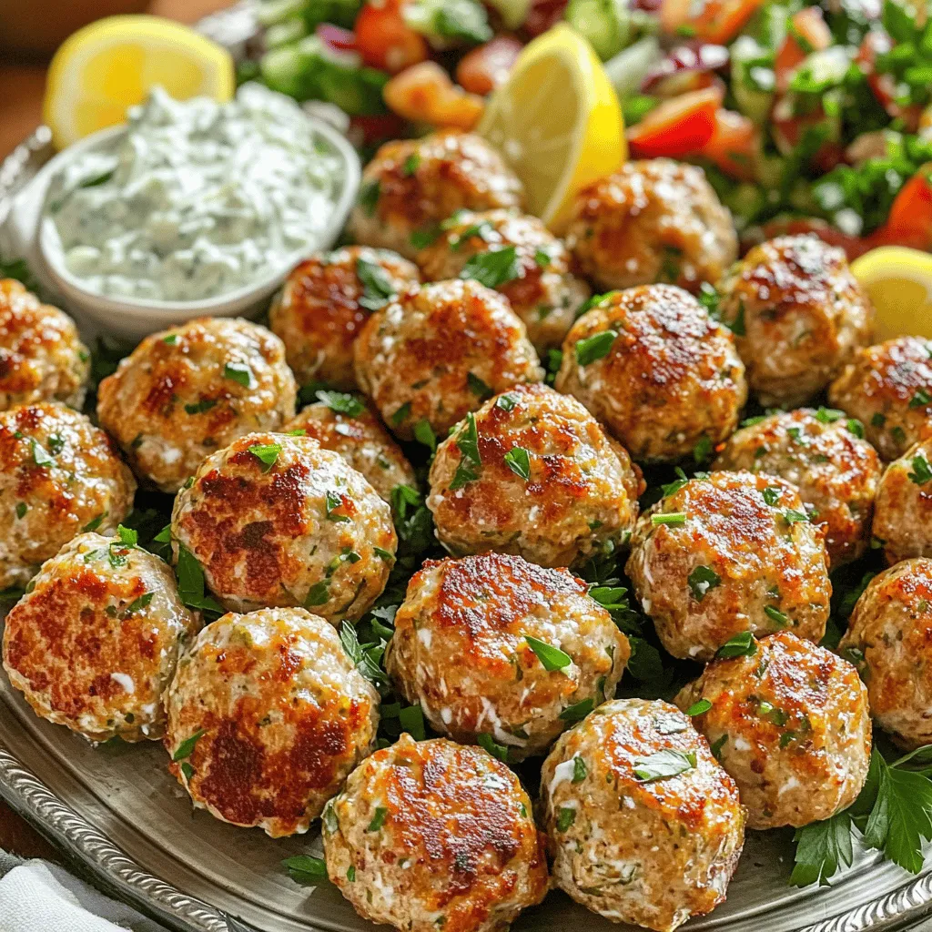 Juicy Greek Turkey Meatballs Flavorful and Easy Dish