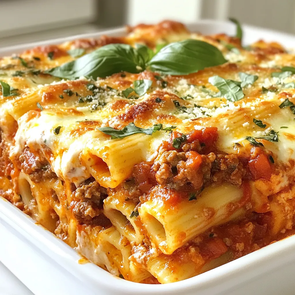 Ultimate Baked Ziti Comforting and Hearty Meal Recipe