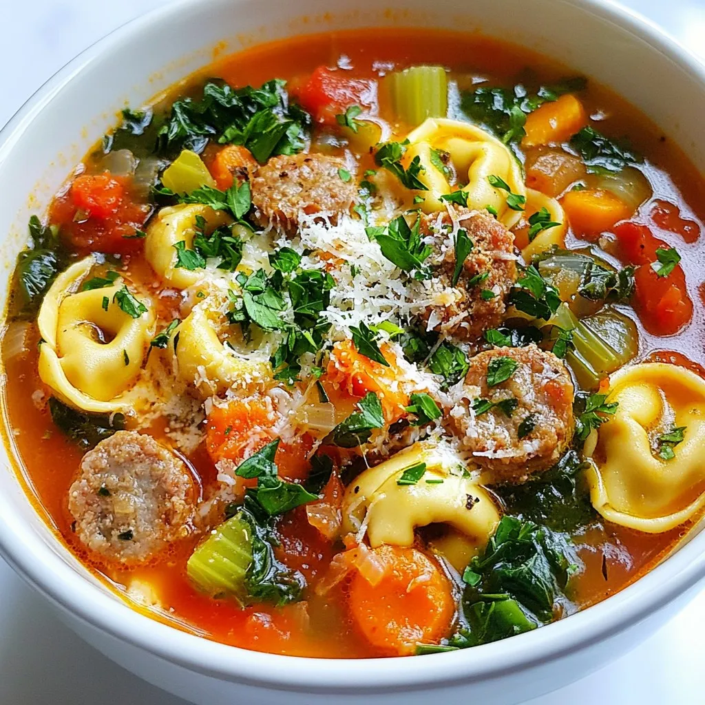 Sausage Tortellini Comfort Soup Hearty and Easy Meal
