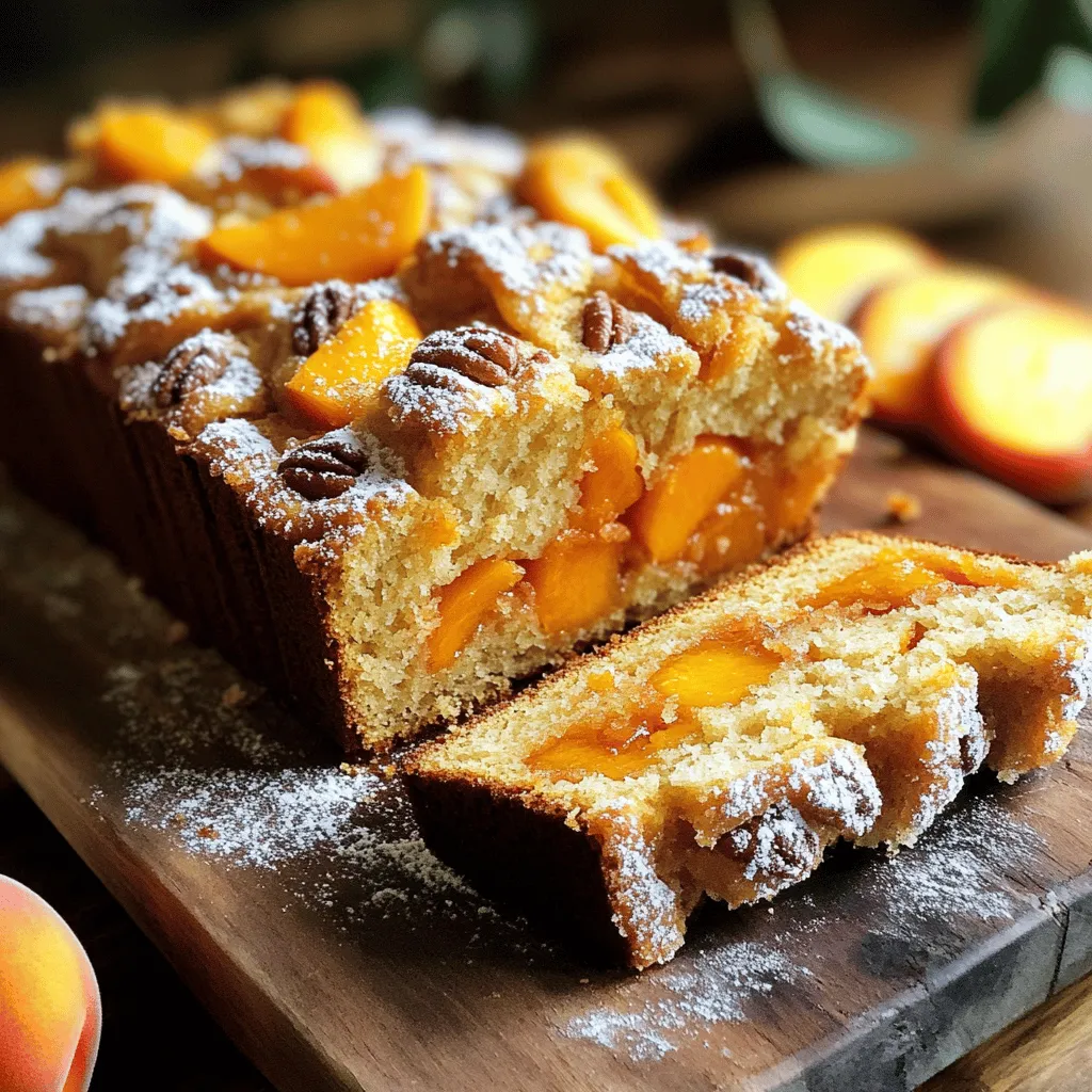 Southern Peach Bread Delightfully Easy to Make