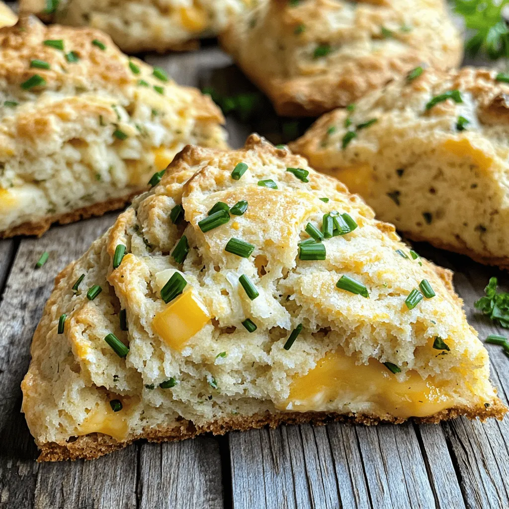 Savory Herb and Cheese Scones Flaky and Flavorful Treat