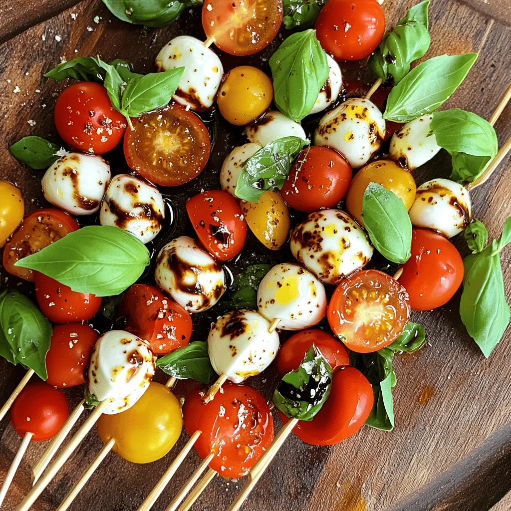 Easy Caprese Salad Skewers Fresh and Flavorful Bite
