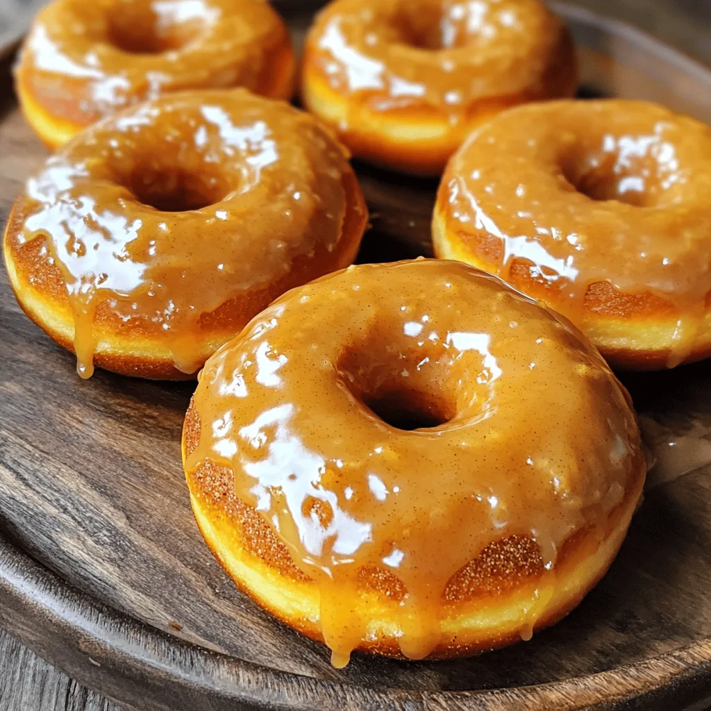 Maple Glazed Pumpkin Donuts Tasty Fall Treats