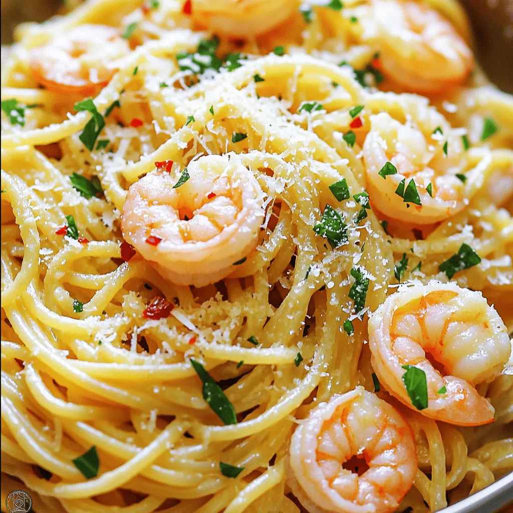 Lemon Garlic Shrimp Pasta Tasty and Simple Dish