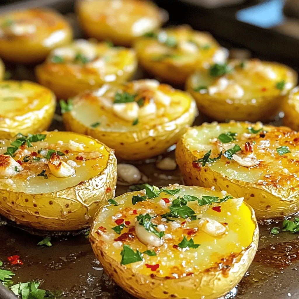 Garlic Parmesan Roasted Potatoes Tasty Simple Side