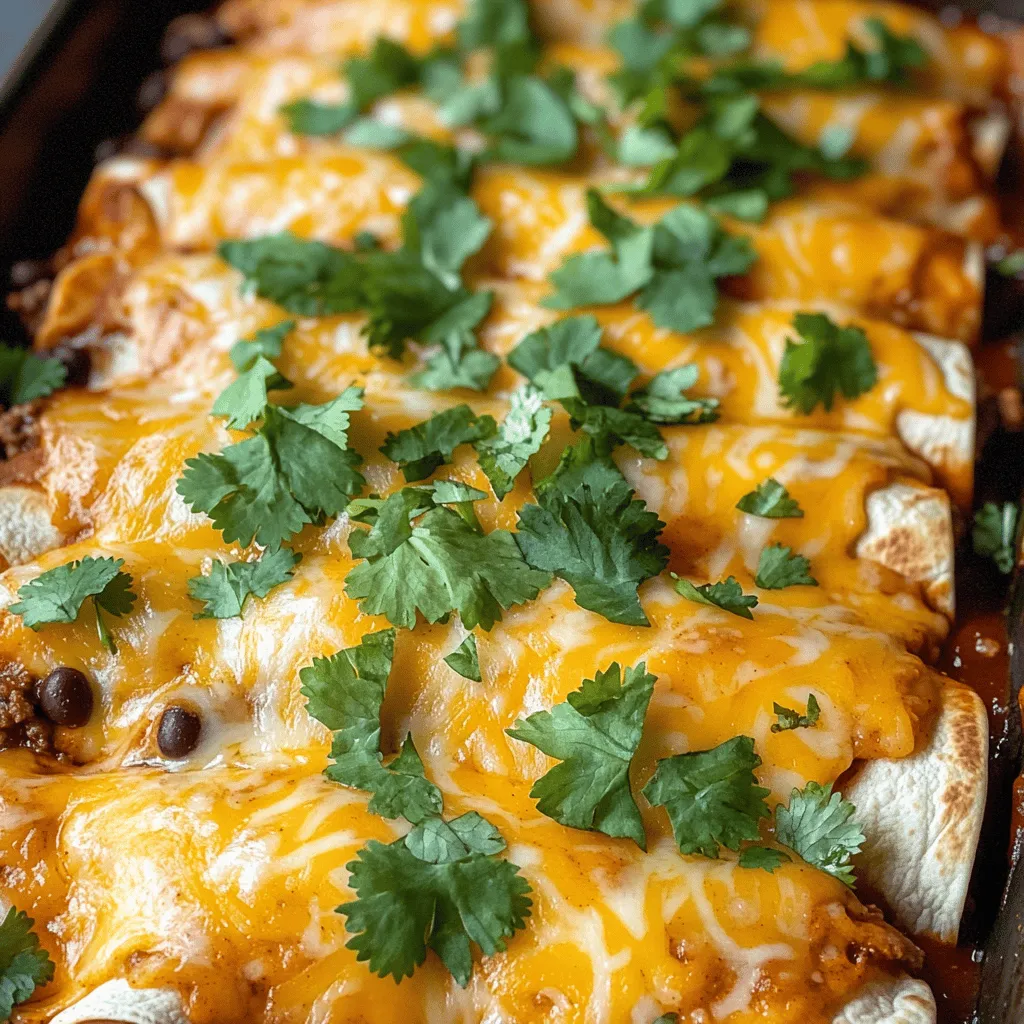One-Pan Cheesy Beef Enchiladas Easy Family Meal